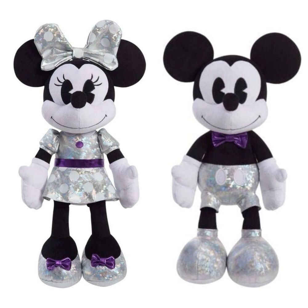 Gently used Giant Mickey & Minnie Disney 100 Years Limited Edition 32" inches